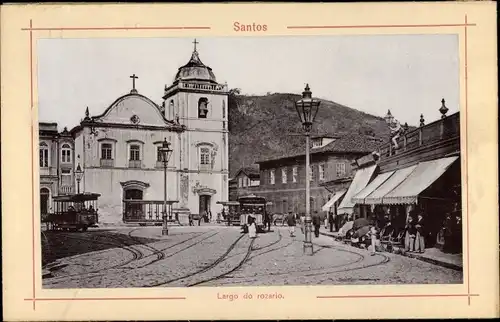 Foto Santos Brasilien, Largo do rozario, Kirche