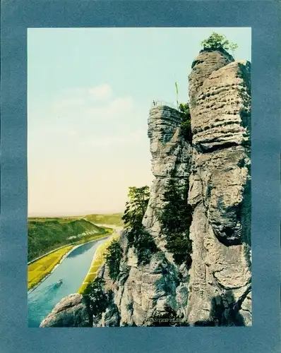 Foto Lohmen Sächsische Schweiz, Basteifelsen