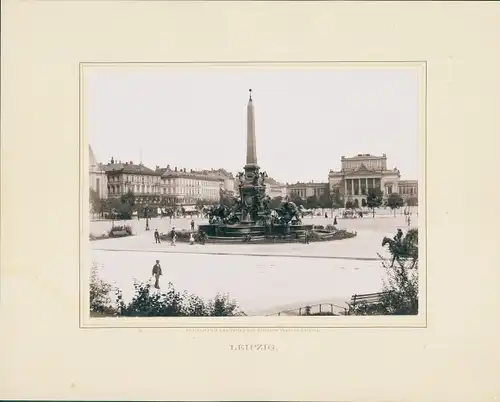 Foto Leipzig in Sachsen, Blick auf den Augustusplatz