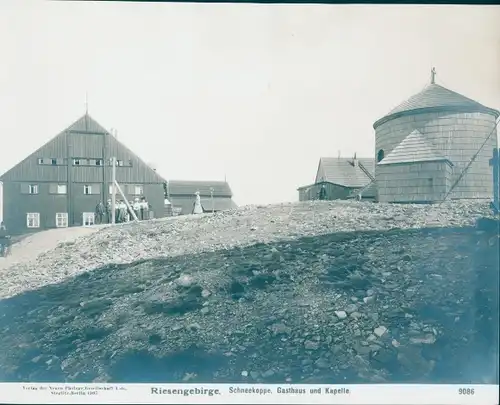 Foto Malá Úpa Kleinaupa Riesengebirge Region Königgrätz, Schneekoppe, Gasthaus, Kapelle