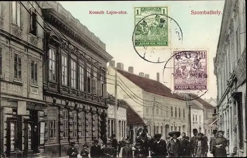 Ak Szombathely Ungarn, Kossuth Lajos utca