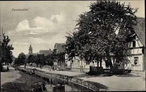 Ak Appenweier in Baden Schwarzwald, Kriegsverpflegungs Anstalt, Teilansicht der Ortschaft