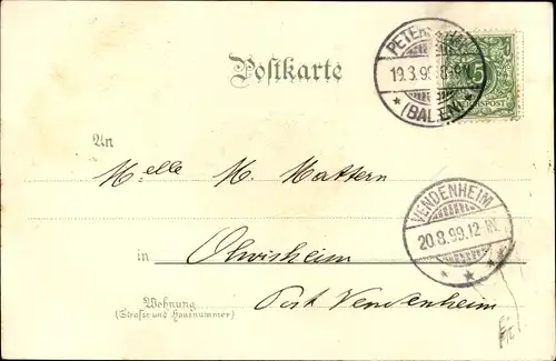 Litho Bad Peterstal Griesbach im Schwarzwald Baden, Bad Freyersbach, Ortsansichten