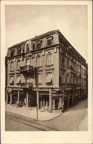 Ak Offenburg in Baden Schwarzwald, Kaufhaus Handelshof, Hauptstraße 72