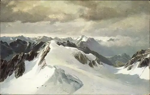 Künstler Ak Compton, Edward Theodore, Die Penninischen Alpen