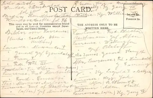 Ak Windsor Berkshire England, Windsor Castle, Waterloo Chamber