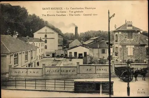 Ak Saint Maurice, Le Canalisation Électrique