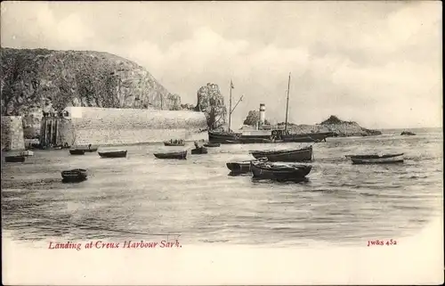 Ak Kanalinsel Sark, landing at Creux Harbour