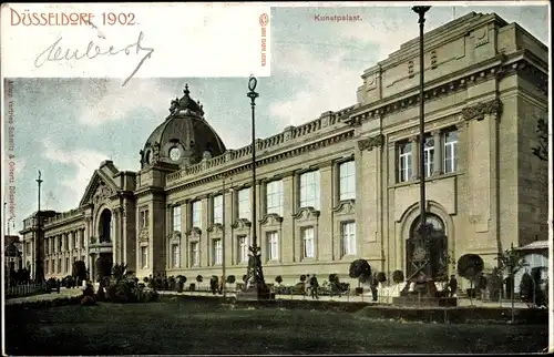 Ak Düsseldorf, Ausstellung 1902, Kunstpalast, Außenansicht
