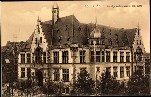 Ak Köln am Rhein in Nordrhein Westfalen, Blick auf das Kunstgewerbemuseum