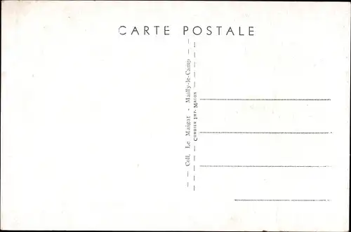 Ak Mailly le Camp Aube, Camp, Gebäude