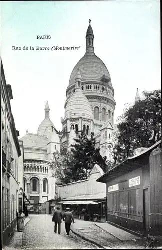 Ak Paris XVIII Montmartre, Rue de la Barre