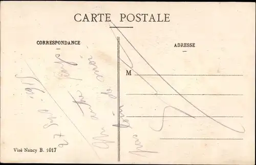 Ak Beaumont Meurthe et Moselle, Eglise, La Guerre en Lorraine