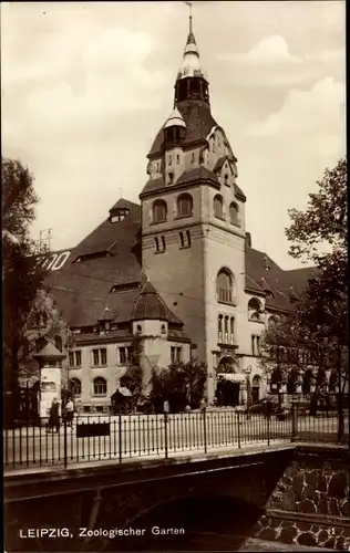 Ak Leipzig in Sachsen, Zoologischer Garten