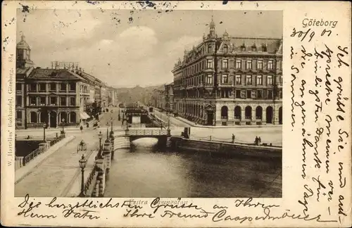 Ak Göteborg Schweden, Vestra Campgatan