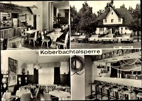 Ak Langenhessen Werdau an der Pleiße in Sachsen, Koberbachtalsperre, HOG Seehaus