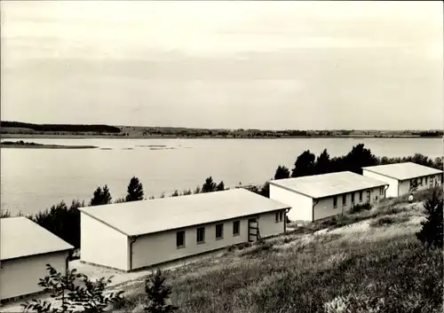 Ak Warnitz Uckermark, Zentrales Ferienzentrum des VEB Maxhütte, Oberuckersee