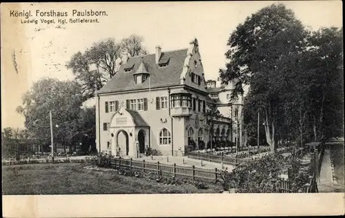 Ak Berlin Wilmersdorf Grunewald, Königl. Forsthaus Paulsborn