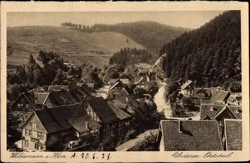 Ak Wildemann Clausthal Zellerfeld im Oberharz, Unterer Ortsteil