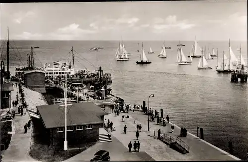 Ak Nordseebad Cuxhaven, Segel Regatta, Hafen