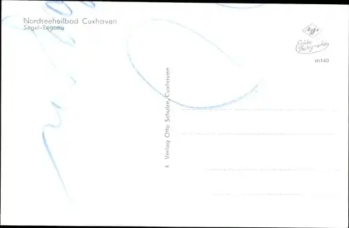 Ak Nordseebad Cuxhaven, Segel Regatta, Hafen