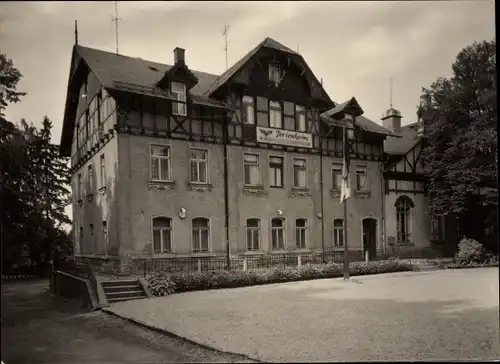 Ak Mehltheuer im Vogtland, Reichsbahnerheim