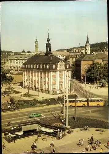 Ak Gera in Thüringen, Museum für Geschichte, Bus