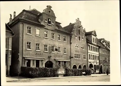 Ak Rothenburg ob der Tauber Mittelfranken, Hotel Eisenhut
