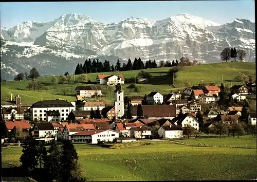 Ak Scheidegg im Allgäu Schwaben, Teilansicht mit Zitterklapfen und Holenke