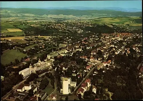 Ak Bad Wildungen in Nordhessen, Gesamtansicht, Fliegeraufnahme