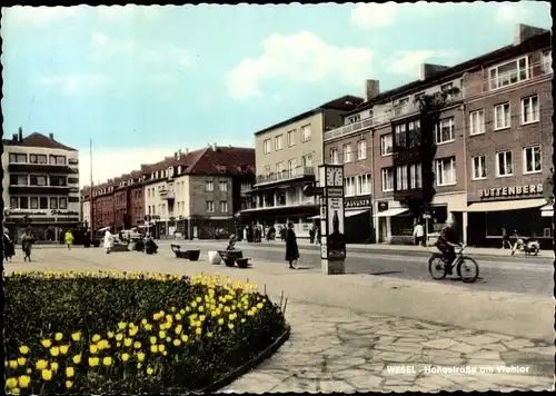 Ak Wesel am Niederrhein, Hohestraße am Viehtor