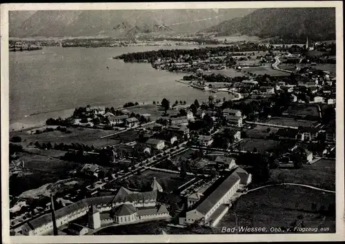 Ak Bad Wiessee in Oberbayern, Fliegeraufnahme