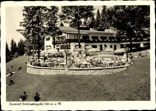 Ak Schliersee in Oberbayern, Kurhotel Schliersbergalm