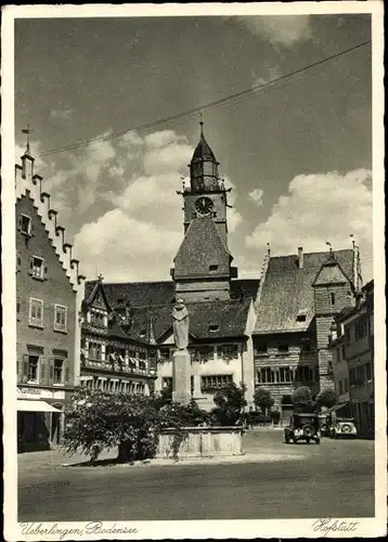 Ak Überlingen am Bodensee, Hofstatt