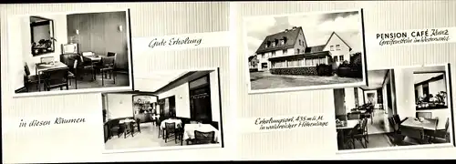 Ak Greifenstein im Westerwald Hessen, Café Kunz