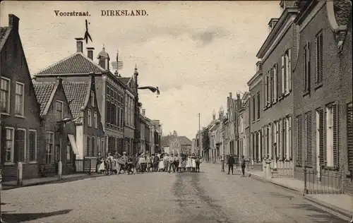 Ak Dirksland Südholland, Voorstraat