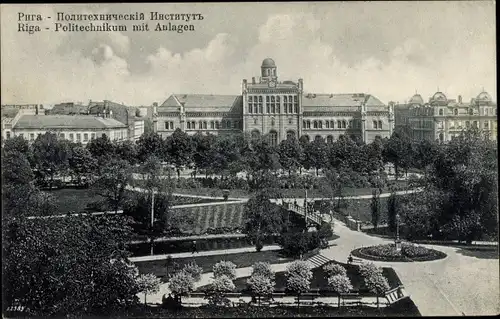 Ak Riga Lettland, Politechnikum mit Anlagen