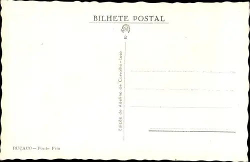 Ak Buçaco Portugal, Fonte Fria