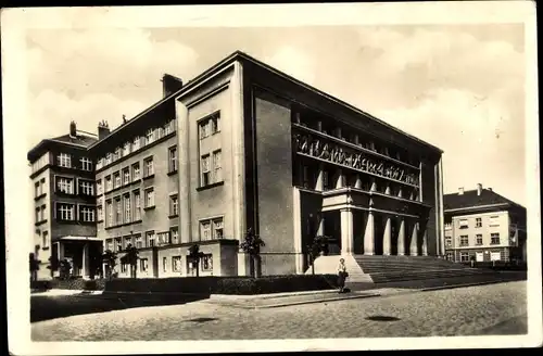 Ak Sokolov Falkenau an der Eger Region Karlsbad, Amtsgebäude