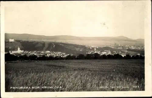 Ak Moravský Krumlov Mährisch Kromau Südmähren, Panorama