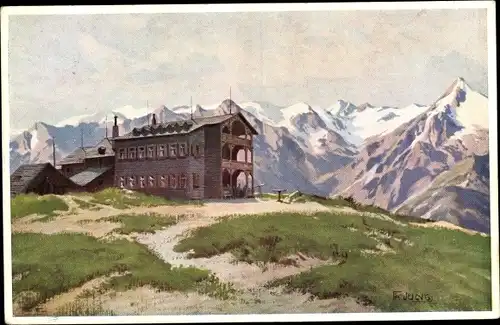 Künstler Ak Jung, Fr., Zell am See Salzburg Österreich, Alpenhotel Schmittenhöhe