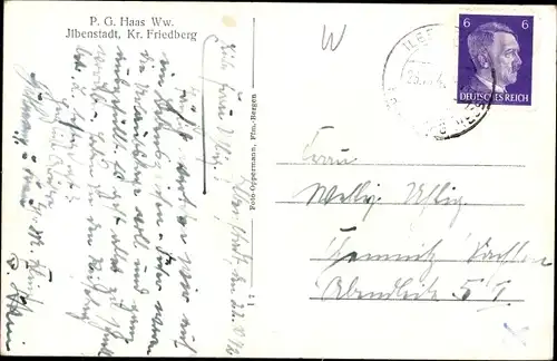 Ak Ilbenstadt Niddatal in Hessen, Stadtansicht, Tor, Kirche