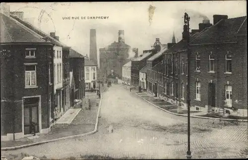 Ak Dampremy Charleroi Wallonien Hennegau, Une Rue