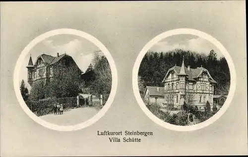 Ak Steinbergen Rinteln an der Weser, Villa Schütte