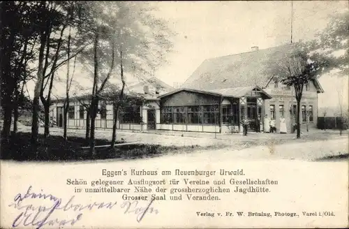 Ak Neuenburg Zetel in Oldenburg Friesland, Kurhaus am Neuenburger Urwald
