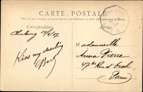 Ak Französisches Kriegsschiff, Le Kleber, Croiseur Cuirasse