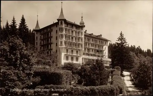 Ak Ballaigues Kanton Waadt, Grand Hotel aubepine, Außenansicht