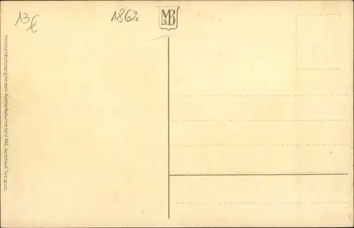 Künstler Ak Klein, Catharina, Eichenast, Eichenblätter, Eichel, Herbstlaub, Meissner & Buch 1862