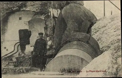 Ak Fort de Loncin Liège Lüttich, Le Phare electrique