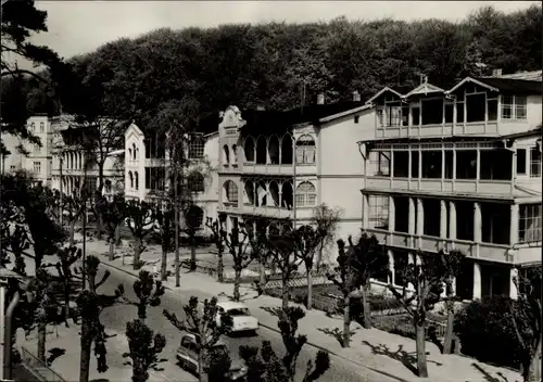 Ak Ostseebad Sellin auf Rügen, Wilhelm Pieck Straße, Pensionen